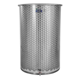 INOX wine tank 200 l with outlet valve