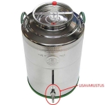 Fermentacijos bakas 50l, nerūdijantis