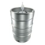 58L Kegmenter with 4Inch Flat Lid and AirLock