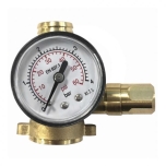 Regulation valve with pressure gauge for Baby filter