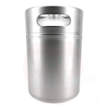 Beer keg 5L portable, stainless steel