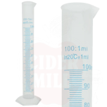 Mittalasi 100ml polypropeenista, 1ml asteikolla