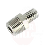 Schlauchnippel 1/2" BSP Außengewinde x 13mm, Edelstahl