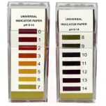 pH test kit (0-14pH), 100 strips