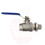 Ball Valve 1/2" BSP, Stainless Steel